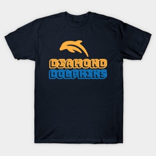 Diamond Dolphins - Yellow Blue T-Shirt